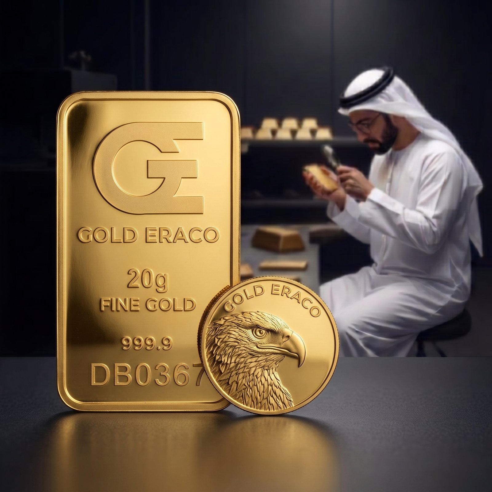 99.99% Pure Vaulted Gold Bars